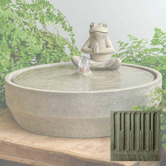 Campania Yoga Frog Beveled Fountain