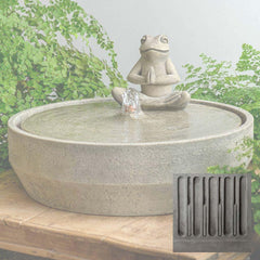 Campania Yoga Frog Beveled Fountain