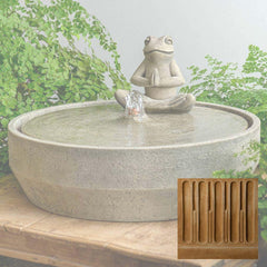Campania Yoga Frog Beveled Fountain