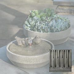 Campania Beveled Songbird Fountain