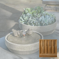 Campania Beveled Songbird Fountain