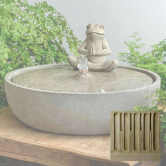 Campania Yoga Frog Fountain