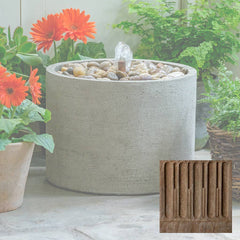 Campania Salinas Pebble Fountain, Low
