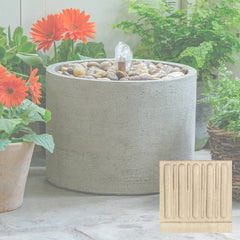 Campania Salinas Pebble Fountain, Low