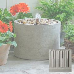 Campania Salinas Pebble Fountain, Low