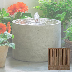 Campania Salinas Fountain, Low