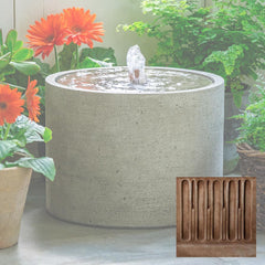 Campania Salinas Fountain, Low