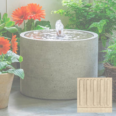 Campania Salinas Fountain, Low