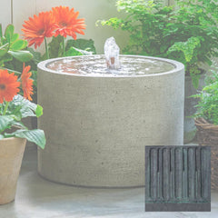 Campania Salinas Fountain, Low