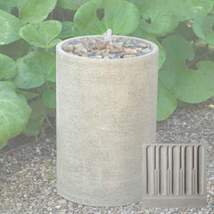 Campania Salinas Pebble Fountain, Tall