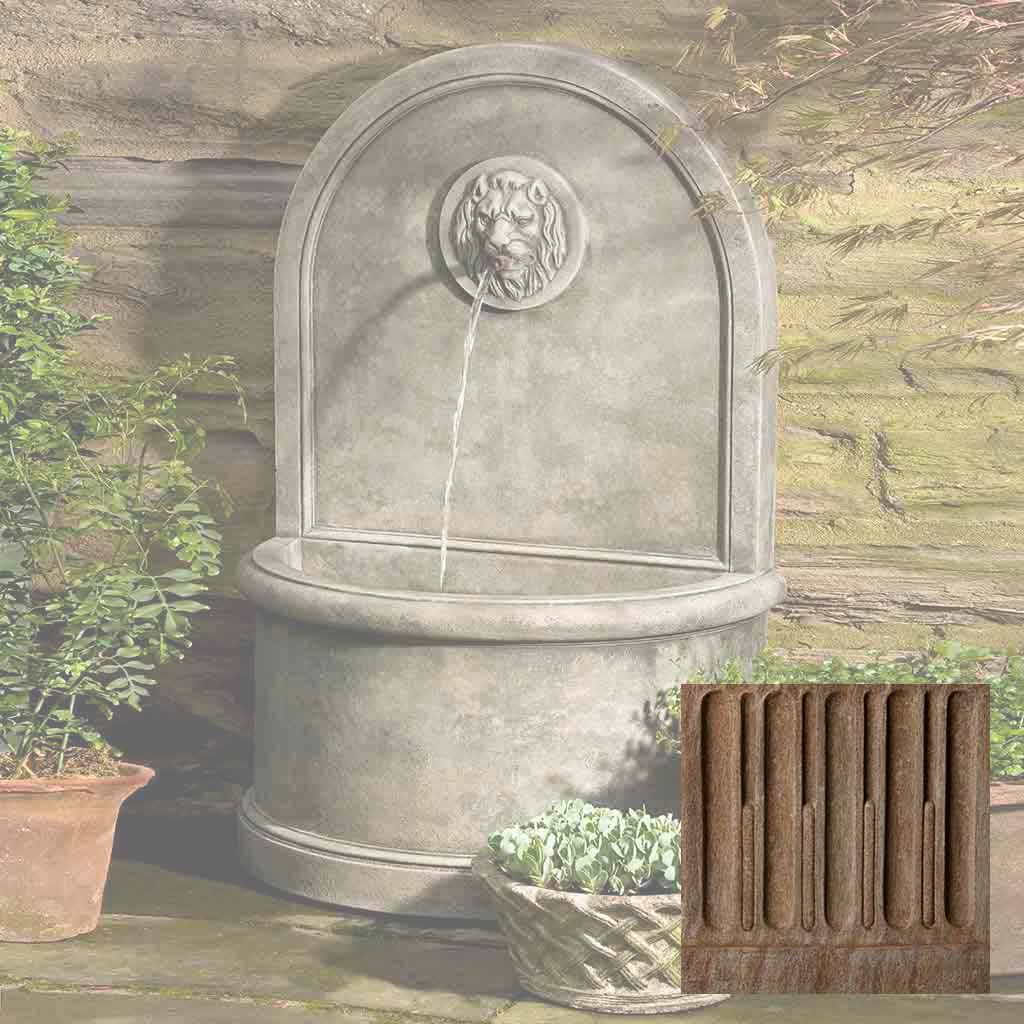 Campania Lion Wall Fountain