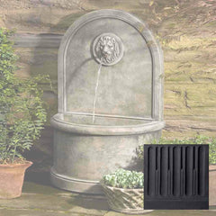Campania Lion Wall Fountain