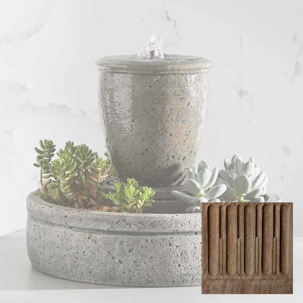 Campania M-Series Rustic Spa Fountain with Planter