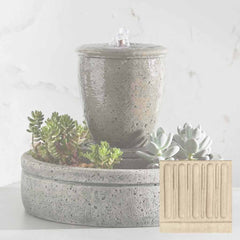 Campania M-Series Rustic Spa Fountain with Planter