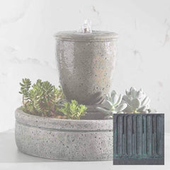 Campania M-Series Rustic Spa Fountain with Planter