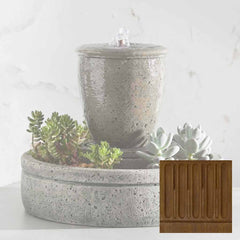 Campania M-Series Rustic Spa Fountain with Planter