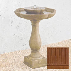 Campania Flores Pedestal Fountain