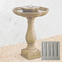 Campania Flores Pedestal Fountain
