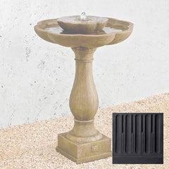 Campania Flores Pedestal Fountain
