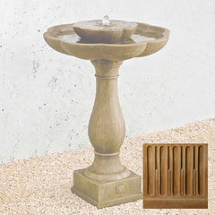 Campania Flores Pedestal Fountain