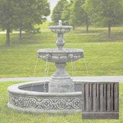 Campania Parisienne Two Tier Fountain