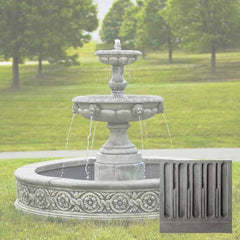 Campania Parisienne Two Tier Fountain