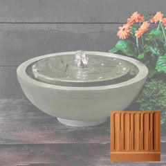 Campania Hydrangea Leaves Garden Terrace Fountain