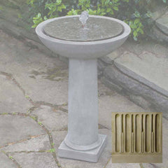 Campania Cirrus Birdbath Fountain