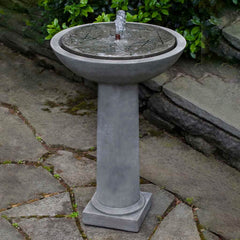Campania Hydrangea Leaves Birdbath Fountain