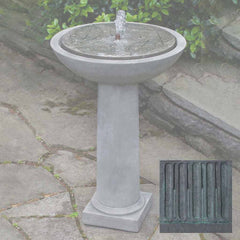 Campania Hydrangea Leaves Birdbath Fountain