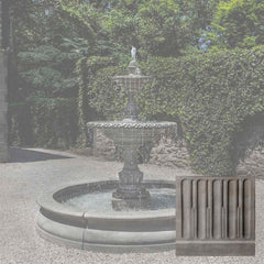 Campania Charleston Fountain in Basin