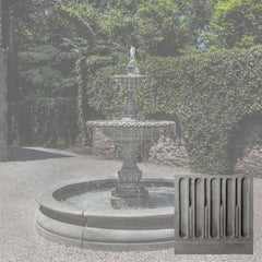 Campania Charleston Fountain in Basin