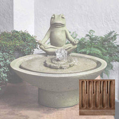 Campania Garden Terrace Meditation Fountain