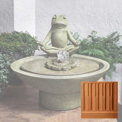 Campania Garden Terrace Meditation Fountain