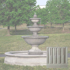 Campania Fonthill Fountain in Basin