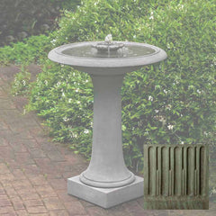Campania Camellia Birdbath Fountain