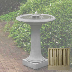 Campania Camellia Birdbath Fountain