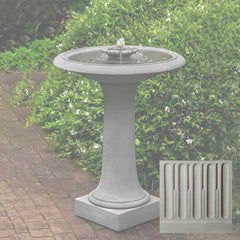 Campania Camellia Birdbath Fountain
