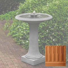 Campania Camellia Birdbath Fountain