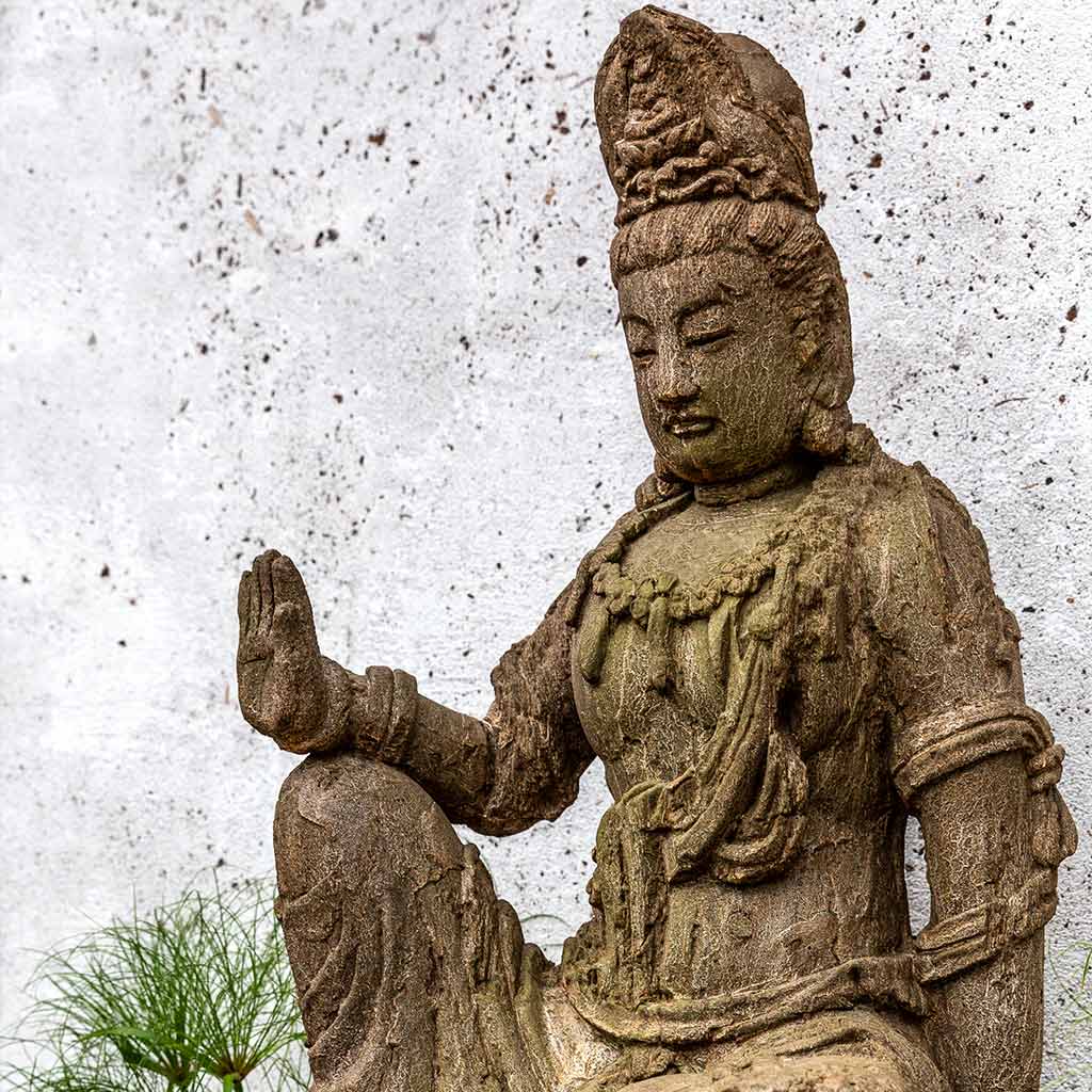 Campania Antique Quan Yin Buddha Fountain