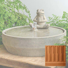 Campania Yoga Frog Beveled Fountain