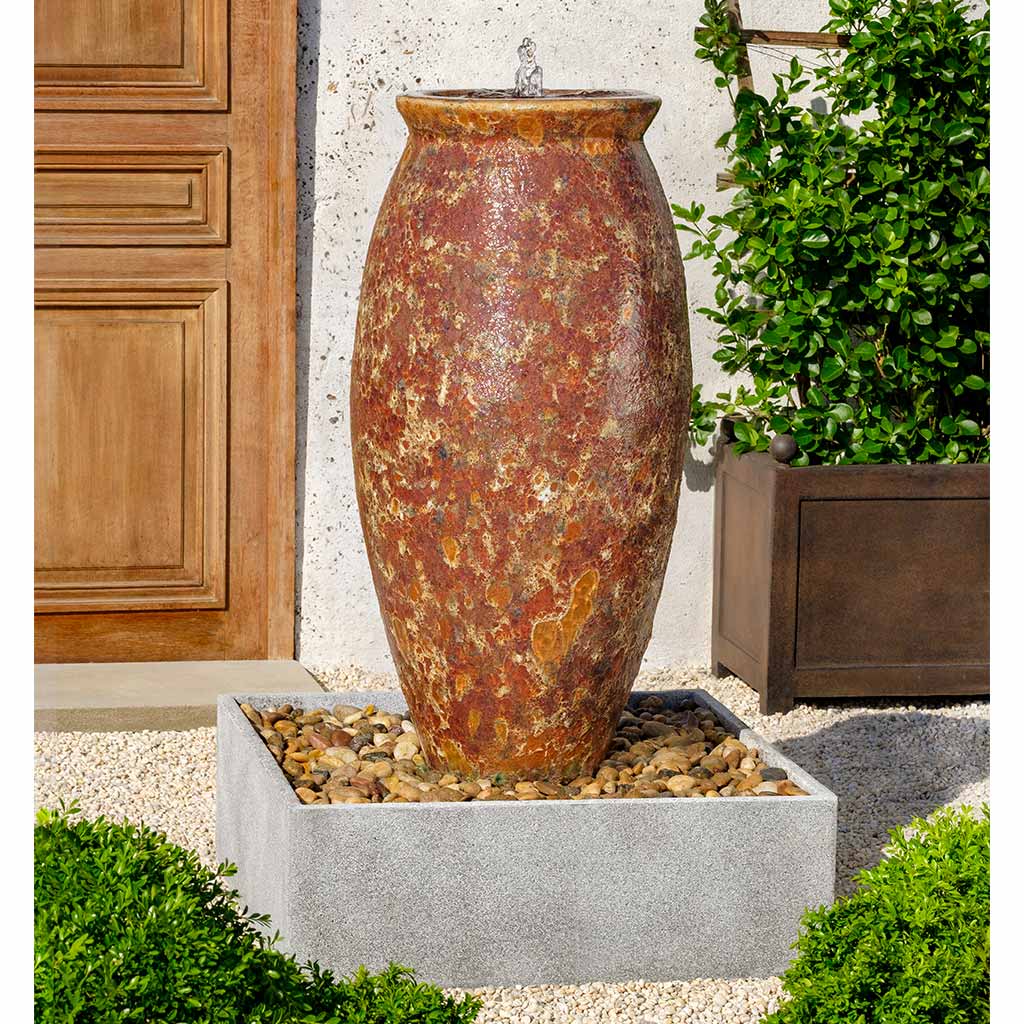 Campania Thassos Fountain - Angkor Brown