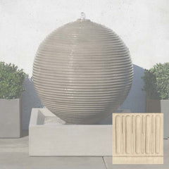 Campania Ribbed Sphere Fountain