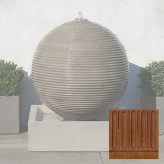 Campania Ribbed Sphere Fountain