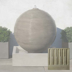 Campania Ribbed Sphere Fountain