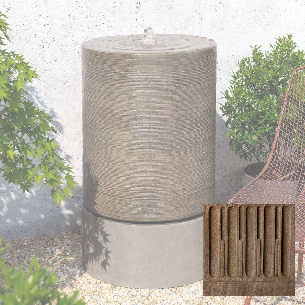 Campania Large Ribbed Cylinder Fountain