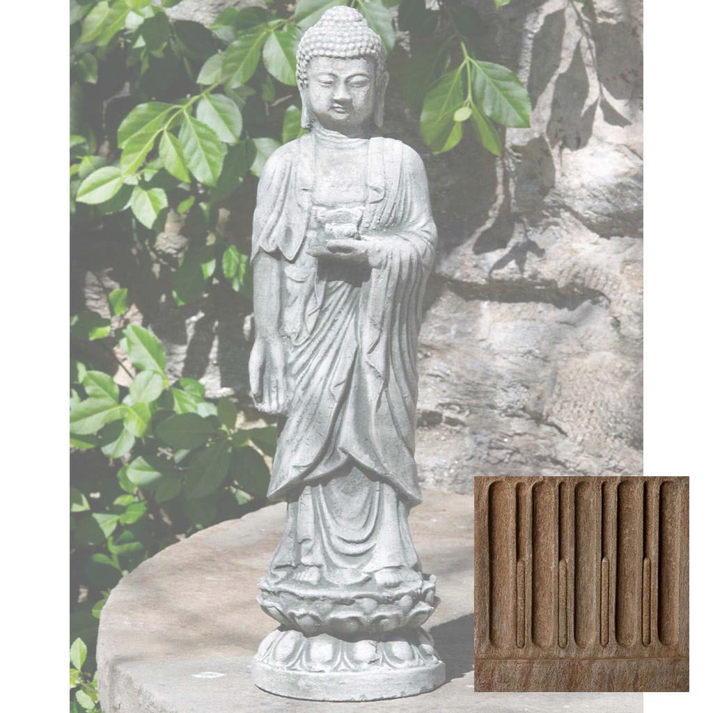 Campania Standing Lotus Buddha
