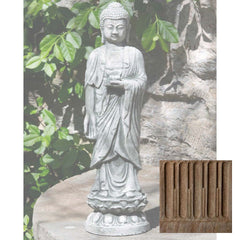 Campania Standing Lotus Buddha