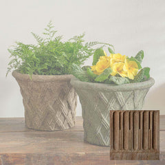 Campania Antique Lattice Planter