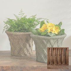 Campania Antique Lattice Planter
